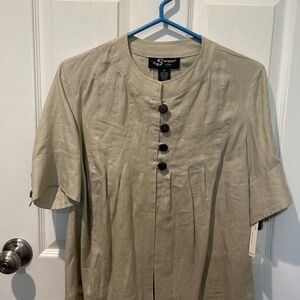 Sharagano Linen Top